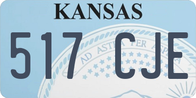 KS license plate 517CJE