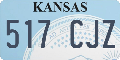 KS license plate 517CJZ