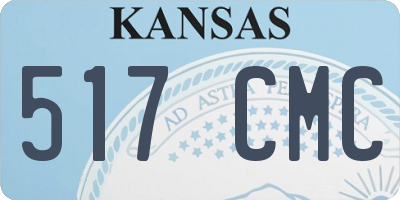 KS license plate 517CMC