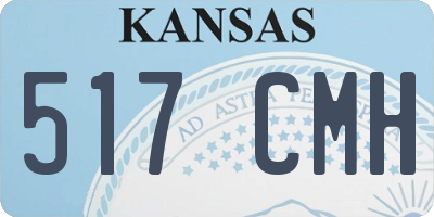 KS license plate 517CMH