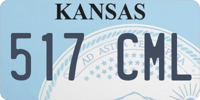 KS license plate 517CML