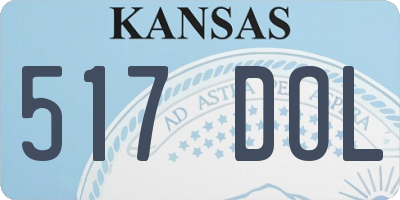 KS license plate 517DOL