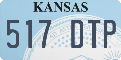 KS license plate 517DTP