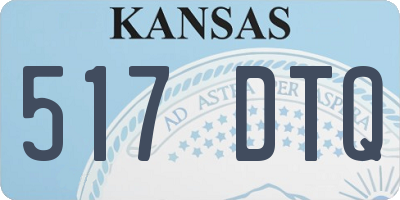 KS license plate 517DTQ