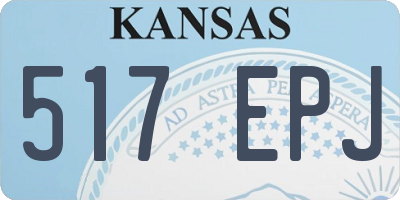 KS license plate 517EPJ