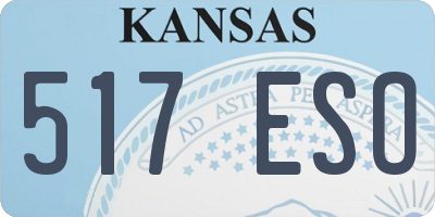 KS license plate 517ESO