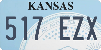 KS license plate 517EZX