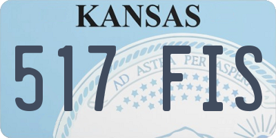 KS license plate 517FIS