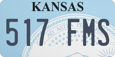 KS license plate 517FMS