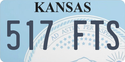 KS license plate 517FTS