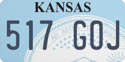 KS license plate 517GOJ