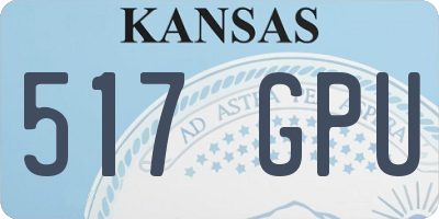 KS license plate 517GPU
