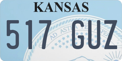 KS license plate 517GUZ