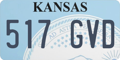 KS license plate 517GVD