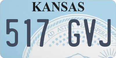 KS license plate 517GVJ