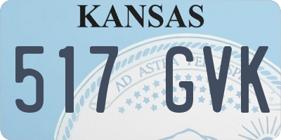 KS license plate 517GVK