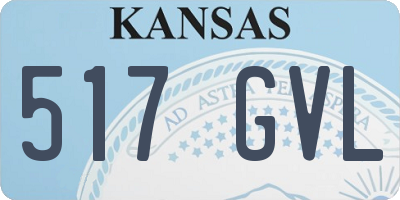 KS license plate 517GVL