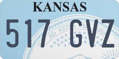 KS license plate 517GVZ