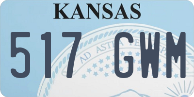 KS license plate 517GWM