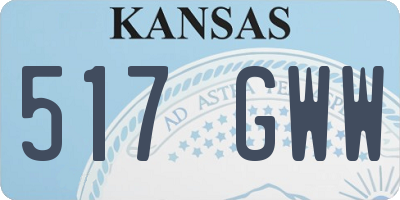 KS license plate 517GWW