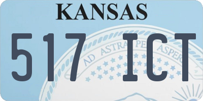 KS license plate 517ICT