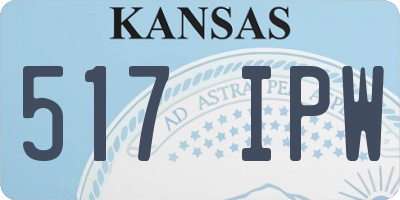 KS license plate 517IPW