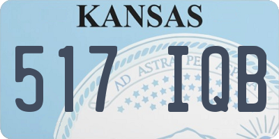 KS license plate 517IQB