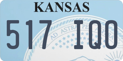 KS license plate 517IQO