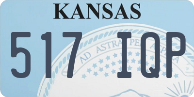 KS license plate 517IQP