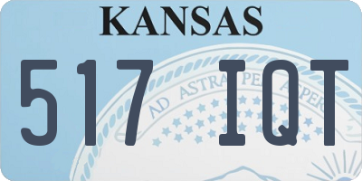 KS license plate 517IQT