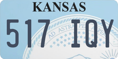 KS license plate 517IQY