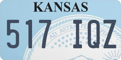 KS license plate 517IQZ