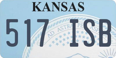 KS license plate 517ISB