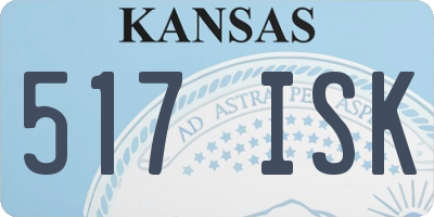 KS license plate 517ISK