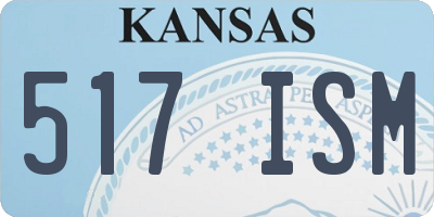 KS license plate 517ISM