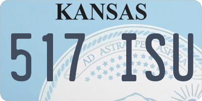 KS license plate 517ISU