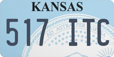 KS license plate 517ITC
