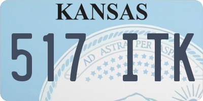 KS license plate 517ITK