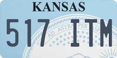 KS license plate 517ITM