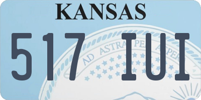 KS license plate 517IUI