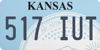 KS license plate 517IUT