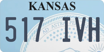 KS license plate 517IVH