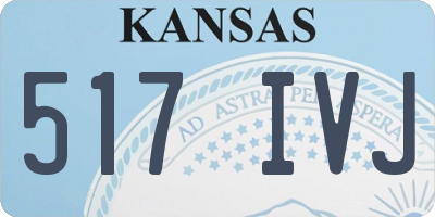 KS license plate 517IVJ