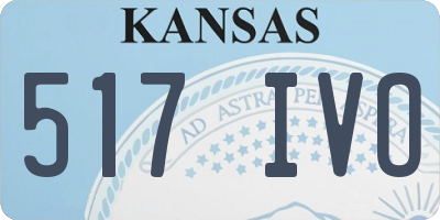 KS license plate 517IVO
