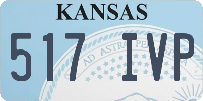 KS license plate 517IVP