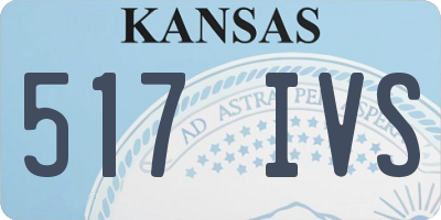 KS license plate 517IVS