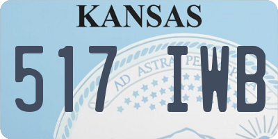 KS license plate 517IWB