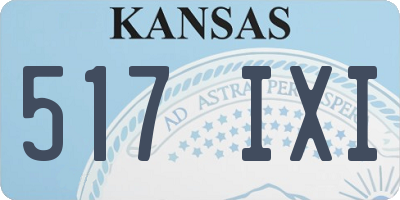 KS license plate 517IXI