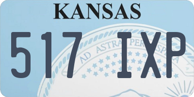 KS license plate 517IXP