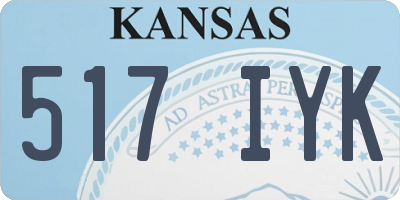 KS license plate 517IYK